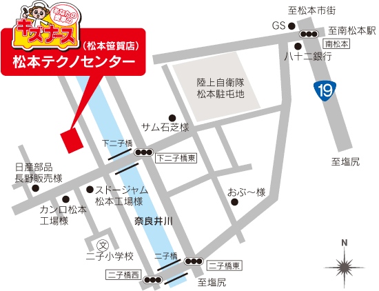 笹賀地図